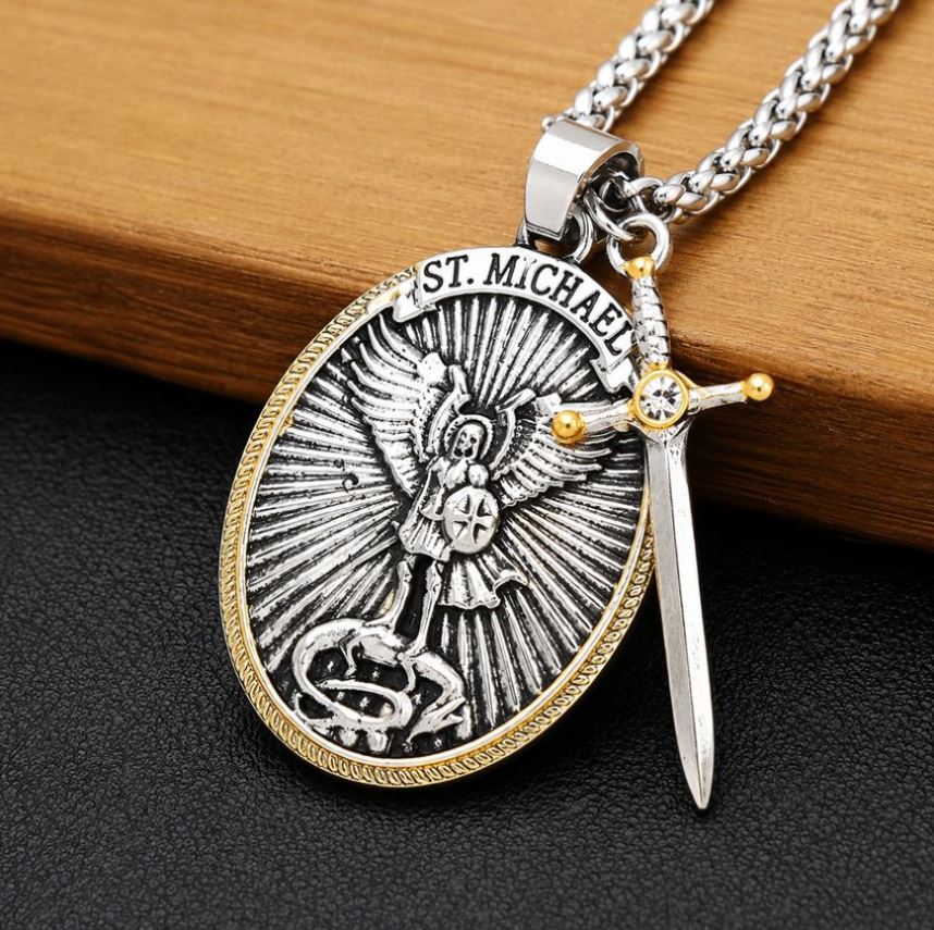 St Michael Archangel Necklace