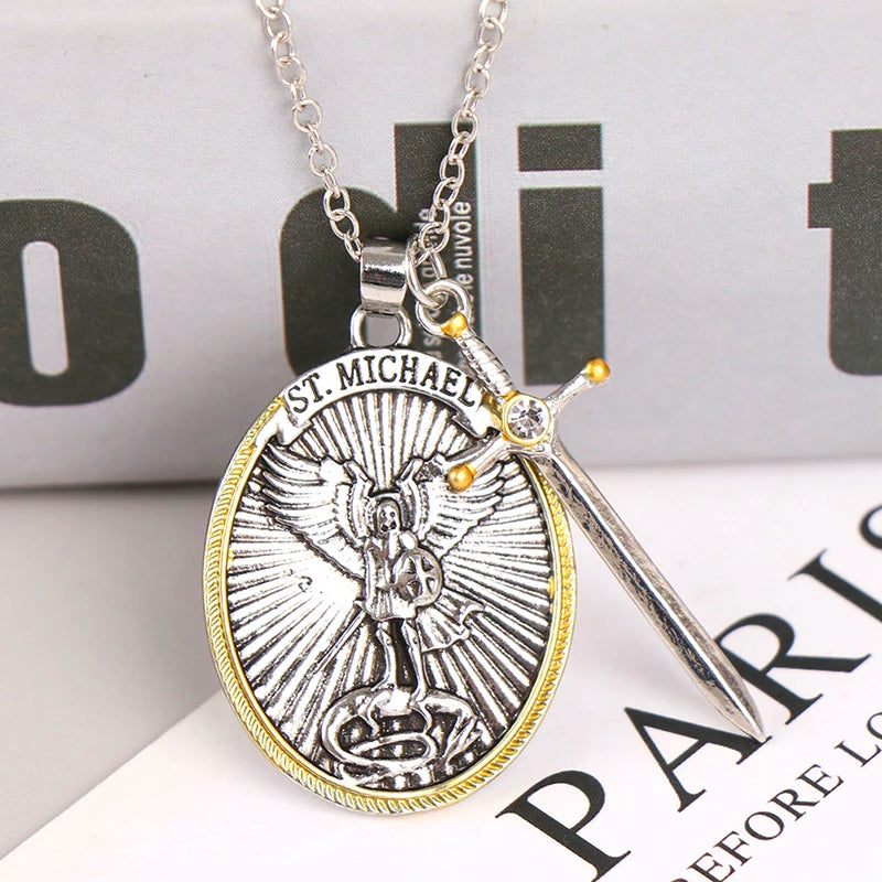 St Michael Archangel Necklace