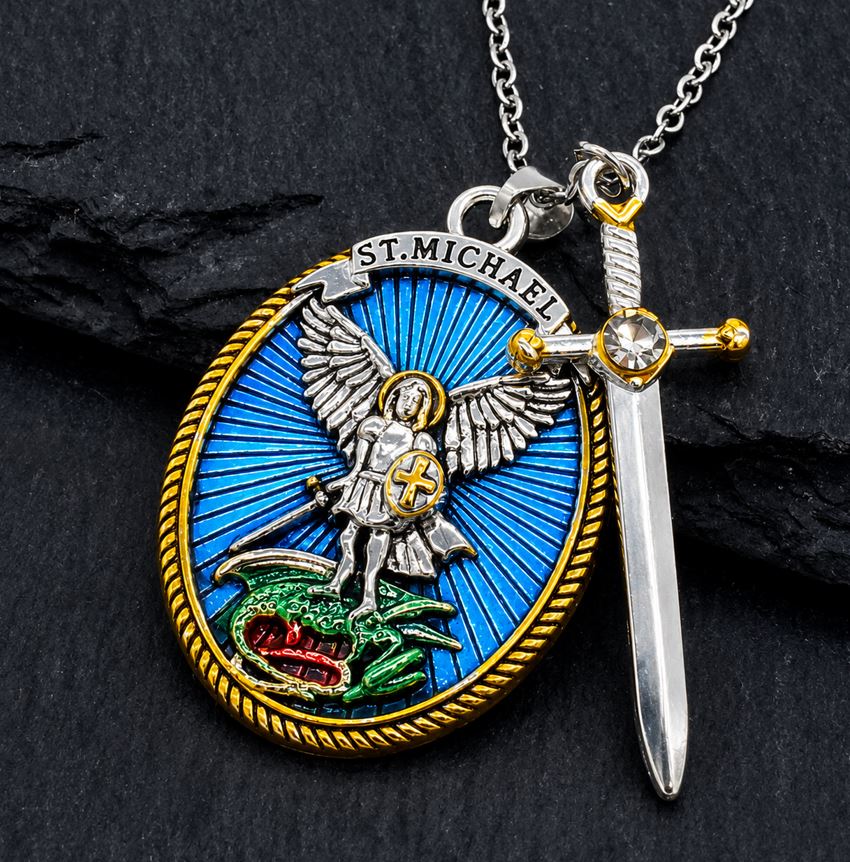 St Michael Archangel Necklace